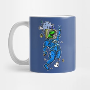 Freak spaceman lizard Mug